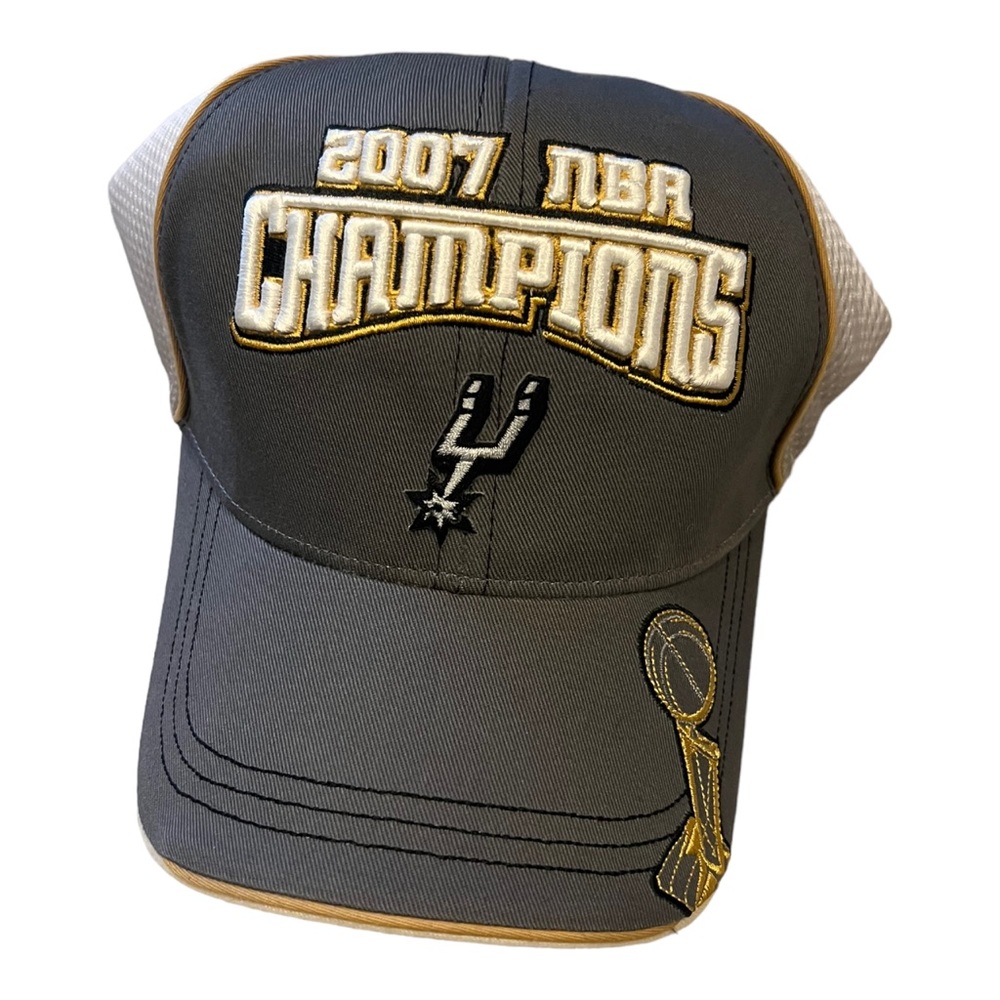Spurs 2007 NBA finals hat adidas